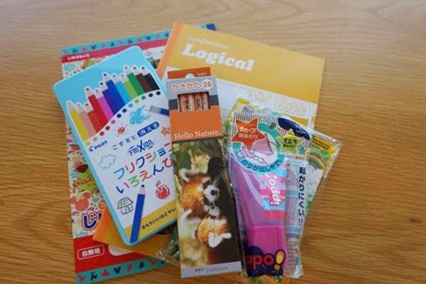 ＜文房具セットの中身 （全7種類）＞