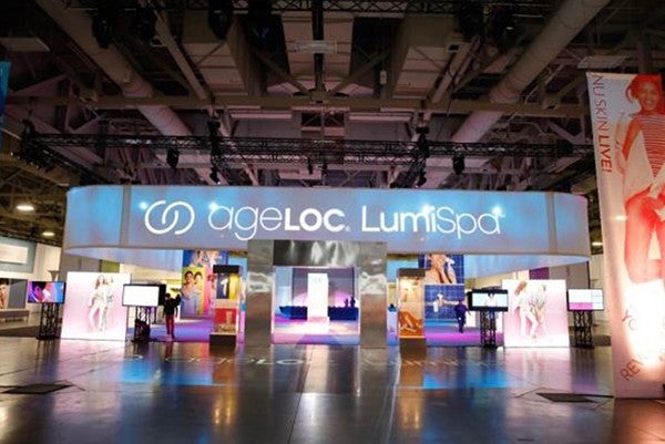 新製品 genLOC ルミスパを体験できるブース