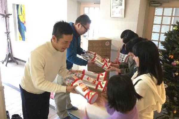 東北の施設へ届けました